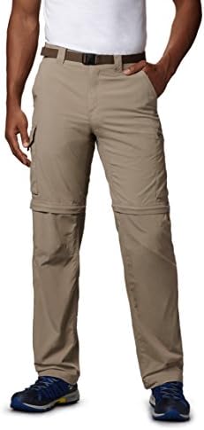 Columbia Mens RidgeÂ™ Silver Ridge Convertible Pant, Tusk, 38W x 36L US