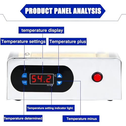 Máquina separadora de pantalla con control de temperatura digital y alta precisión 3