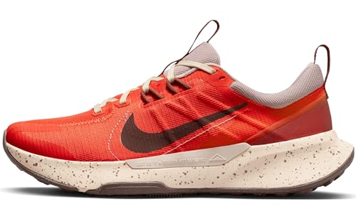Nike Juniper Trail 2 Nn, Zapatillas Para Correr Hombre, Rojo Picante Red Earth Diffused Taupe, 43 Eu