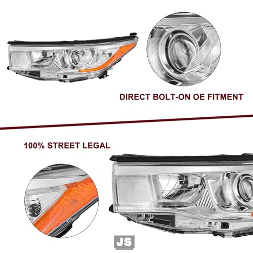 Image of JSBOYAT Headlight Assembly Fits for 2014 2015 2016 Toyota Highlander
