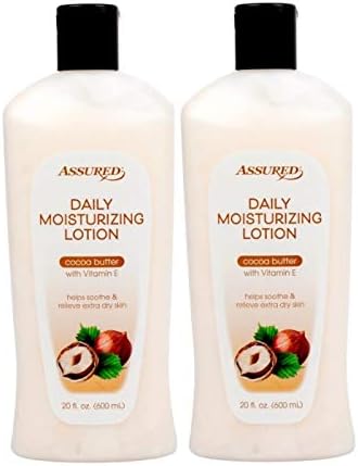 2 Pack - Assured Daily Moisturizing Lotion with Cocoa Butter 20 fl. oz.