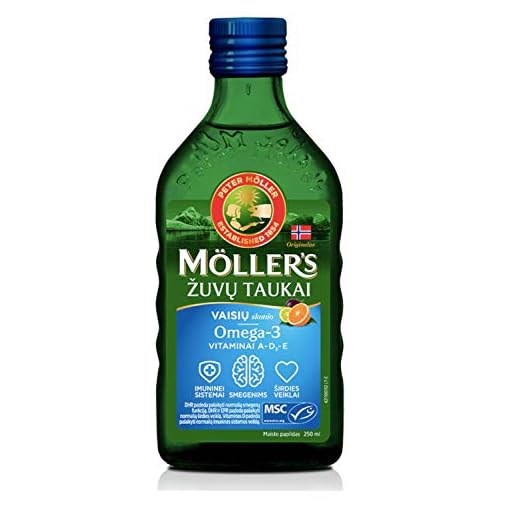 Möller's Aceite De Hígado De Bacalao Con Omega 3 Con Sabor Fruta a Para Niños y Adultos - Fish Cod Liver Oil Fruit Flavour