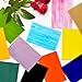 ILLUCKAI 12 Sheets COE 90 Glass for Fusing, 6 x 4 inch Fused Glass Supplies for Glass Fusing Jewelry Making, Fusible Stained Glass Sheets for Crafts (Opaque Rainbow)
