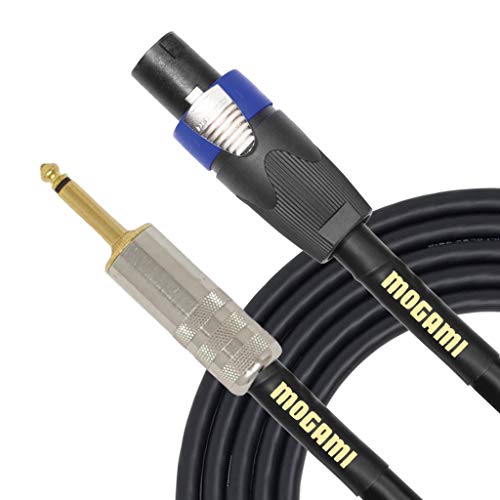 Mogami GOLD SPEAKER SO-TS-06 Amplifier-to-Cabinet Speaker Adapter Cable, Neutrik speakON 4-Pole Plug and 1/4" TS Plug, Gold Contacts, Straight Connectors, 6 Foot Mogami GOLD SPEAKER SO-TS-06 Amplifier-to-Cabinet Speaker Adapter Cable, Neutrik speakON 4-Pole Plug and 1/4" TS Plug, Gold Contacts, Straight Connectors, 6 Foot