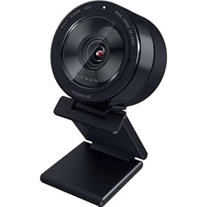 Razer Kiyo Pro Ultra - 4K-Webcam für Content und Streaming Kreation (Ultra High Dynamic Range-UHDR, UltraHD 4K 30 FPS/1080P 60 FPS, Autofokus mit KI, Lichtsensor mit 2,9 μm) Schwarz