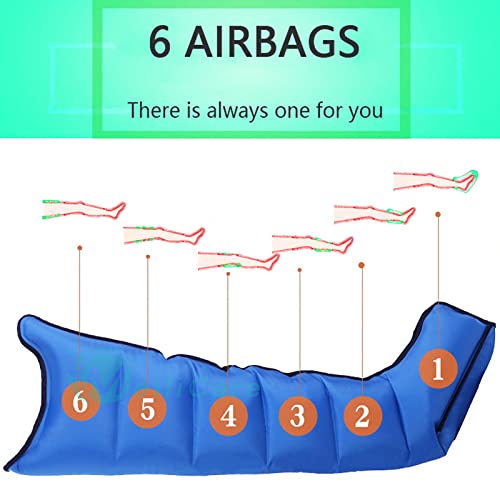 Conjunto De RecuperaçãO De CompressãO Do Ar Da Perna,Botas De Massagem De Ar E Perna Para CirculaçãO