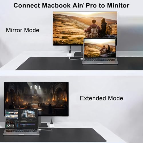Image of [MFi Certified] Apple USB C to HDMI Adapter for iPhone 17 to TV,4K Type C Digital AV Adapter Sync Screen Connector with 100W Fast Charging Port for iPhone 17 /15 /16 Series MacBook Pro Air iPad Pro