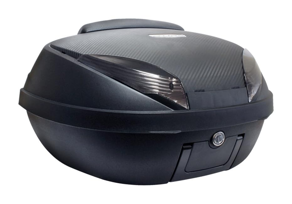 Top case moto 52L carbono diseño aerodinámico rígido maleta trasera Sifam