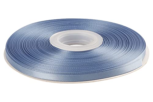 Ruban satin double face AVANAVA 1/4 po 50 vgs bleu