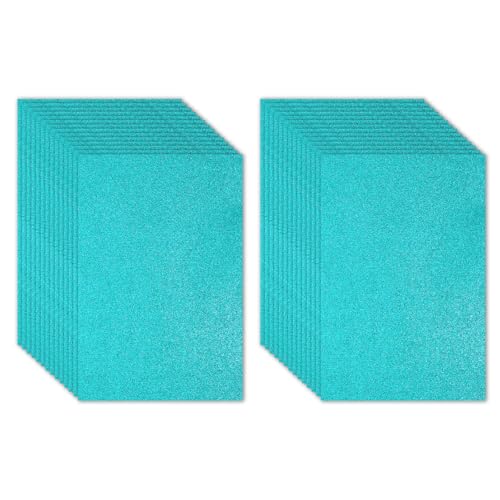 Espuma brillante para manualidades PATIKIL azul verde láminas EVA de 2mm de grosor