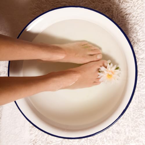 Bañera de esmalte para baño de pies retro Sewroro miniatura 4