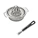 Produktbild Westmark Set, 1 Zitruspresse, 350 ml + 1 Zitronenschaber/Zestenreißer mit Kanneliermesser, Rostfreier Edelstahl/PP, Gentle, Schwarz/Silber, 309422E6