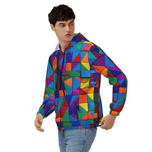 Sweat à capuche pour hommes contre le froid matinal avec zip ajustable - 4