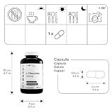 L-Teanina 500 mg. 180 wegańskich kapsułek na 6 miesięcy.