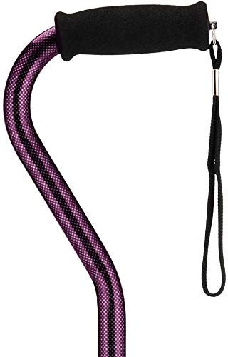 NOVA Medical Products Nova Designer Walking Cane with Offset Handle, 24 Count