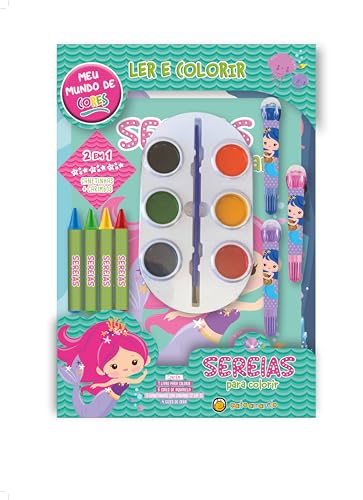 Meu mundo de cores – sereias para colorir: meu mundo de cores