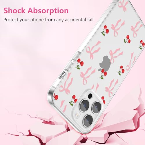 Coque iPhone 14 Pro Max antichoc et transparente protection fine rose - 6