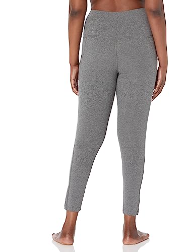 Jockey Women's Cotton Stretch Basic 7/8 Legging with Side Pocket Charcoal - image 2
