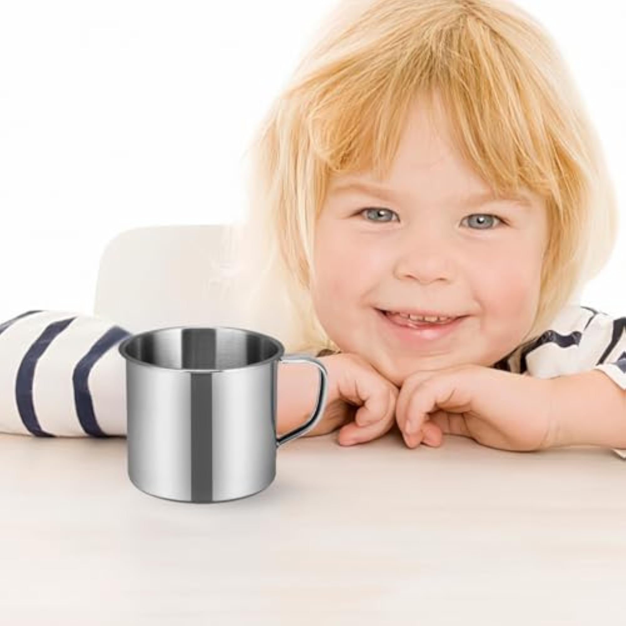 5Pcs Stainless Steel Mugs for Kids