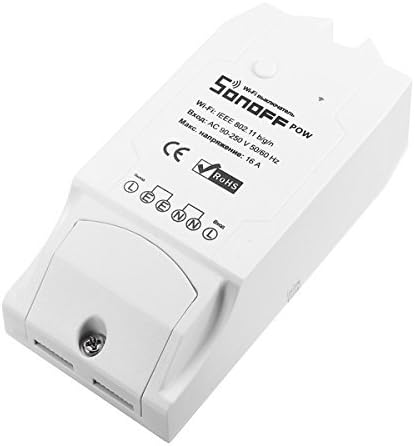 HEANTTV Smart Switch with Power Statistics,Wireless Switch for Light,WiFi Switch for Fan,Remote Switch via iPhone,DIY Timer Switch,16A sonoff pow Light Switch