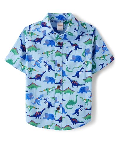 Image of Gymboree,Matching Family Short Sleeve Button Up Shirt