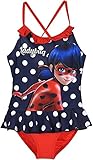  Miraculous Ladybug - Bañador para mujer, color azul azul ocuro 4 años