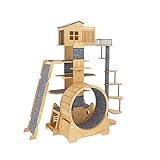 plataformas para gatos Este puesto de gatos proporciona un hogar seguro y cómodo para que sus gatos jueguen, duermen y disfruten infinitas de diversión.