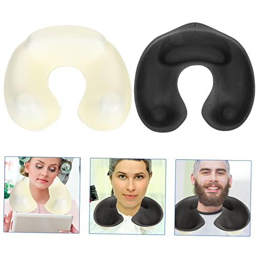 KALLORY 2 Unidades Descanso De Ombro Permanente Bandeja De Cabelo Descanso De Pescoço Para Coloração