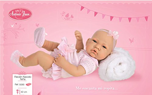 Muñecas Antonio Juan -Poupée reborn nina, 42 cm