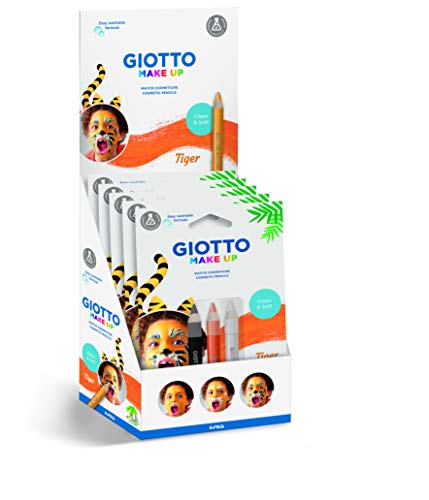 Giotto - Blíster 3 Lápices Cosméticos Temática Tigre Make Up En Oferta Giotto Make Up Tigre Lápices Cosméticos Blíster 3 Uds.