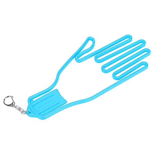 Vbest Life 1 Pair Golf Gloves Stretcher Hanger, Golf Glove Dryer Plastic Multipurpose Golf Gloves Keeper For Golf Gloves Outdoor Sports Accessory(Blue) #TOP1