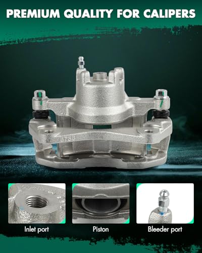 Image of SCITOO Front Left Brake Caliper With Bracket 18B5032C Compatible For Mitsubishi For Lancer 2008-2017