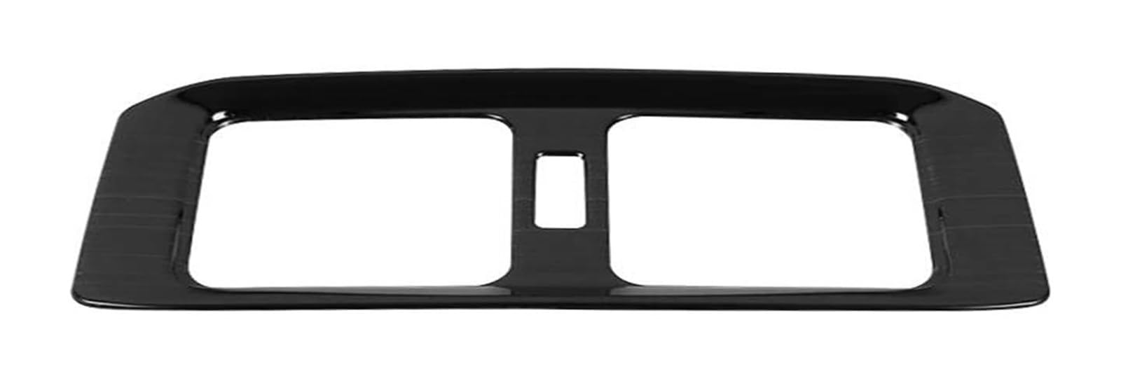Rorll Black Warm Air Outlet For Toyota Rav4 Xa50 Hybrid 2019 2020 2021 2022 2023 2024 Car Stainless Rear Air Conditioning Vent Outlet Cover(Black)