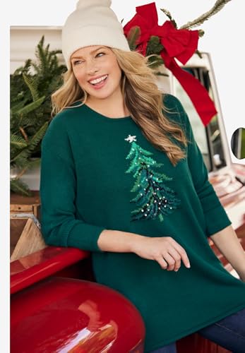 Woman Within Plus Size Motif Sweater4