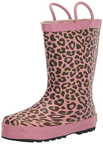 Image of Western Chief Kids Ladybug Rain Boot(Toddler /Little Kid /Big Kid) | Built for outdoor play, pull-on loops for self-dressing, comfort EVA insole, rubber traction outsole, toddler to big kid size