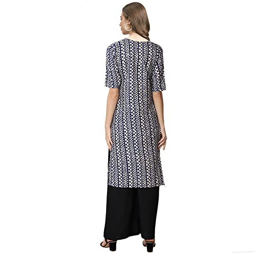 Image of Pinkmint Women's Crepe Digital Print Straight Kurta [Pack of 4]