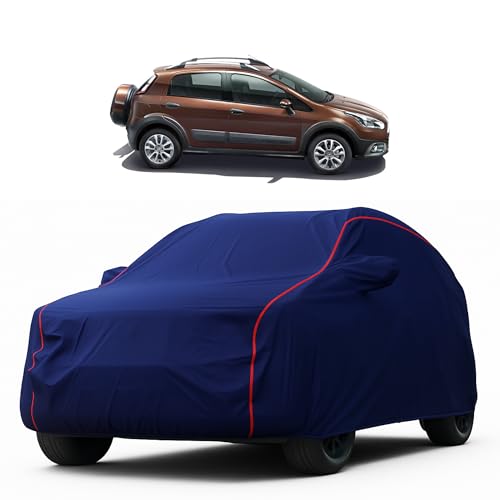 Image of Heavy-Duty Car Cover for Compatible with Fiat Avventura (2014 to 2025 All Models) Deluxe Car Protection Cover - Waterproof & UV-Resistant All-Season Exterior Protection
