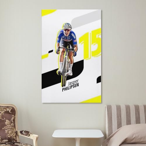 Cycliste Jasper Philipsen impression toile HD SECOLI déco murale - 7