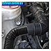 DEAELF 3 Inch Cold Air Intake Pipe, Flexible Stretchable Car Duct Tube with Length from 10