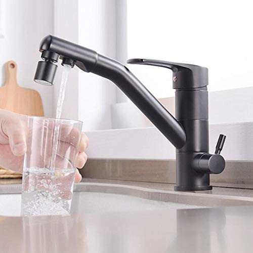 HTTGDGDH 3 Kitchen Sink Tap3In1 Rotating Filter Mixer For Direct Drinking Purified Watermultifunctional Water Purification System,