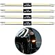 4 Stück 12V Motorrad LED Blinker Decoder, Motorrad Lastwiderstand Taschenlampe Blinker Decoder, Motorrad Flash Fix Fehler Blinkeranzeige Widerstände Kabel für Motorrad Motorrad Roller (10W 10Ω)
