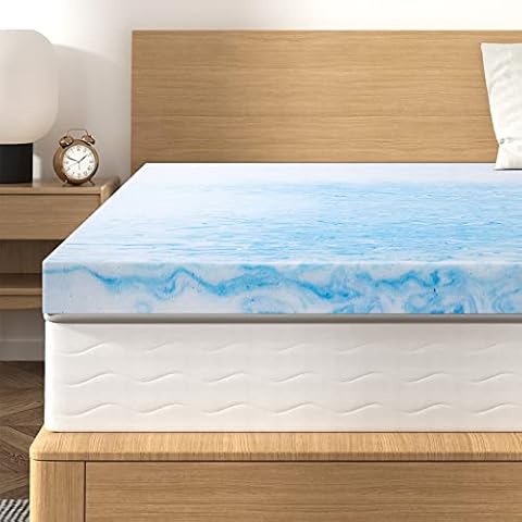 BedStory 3 Inch Gel Memory Foam Topper Cover
