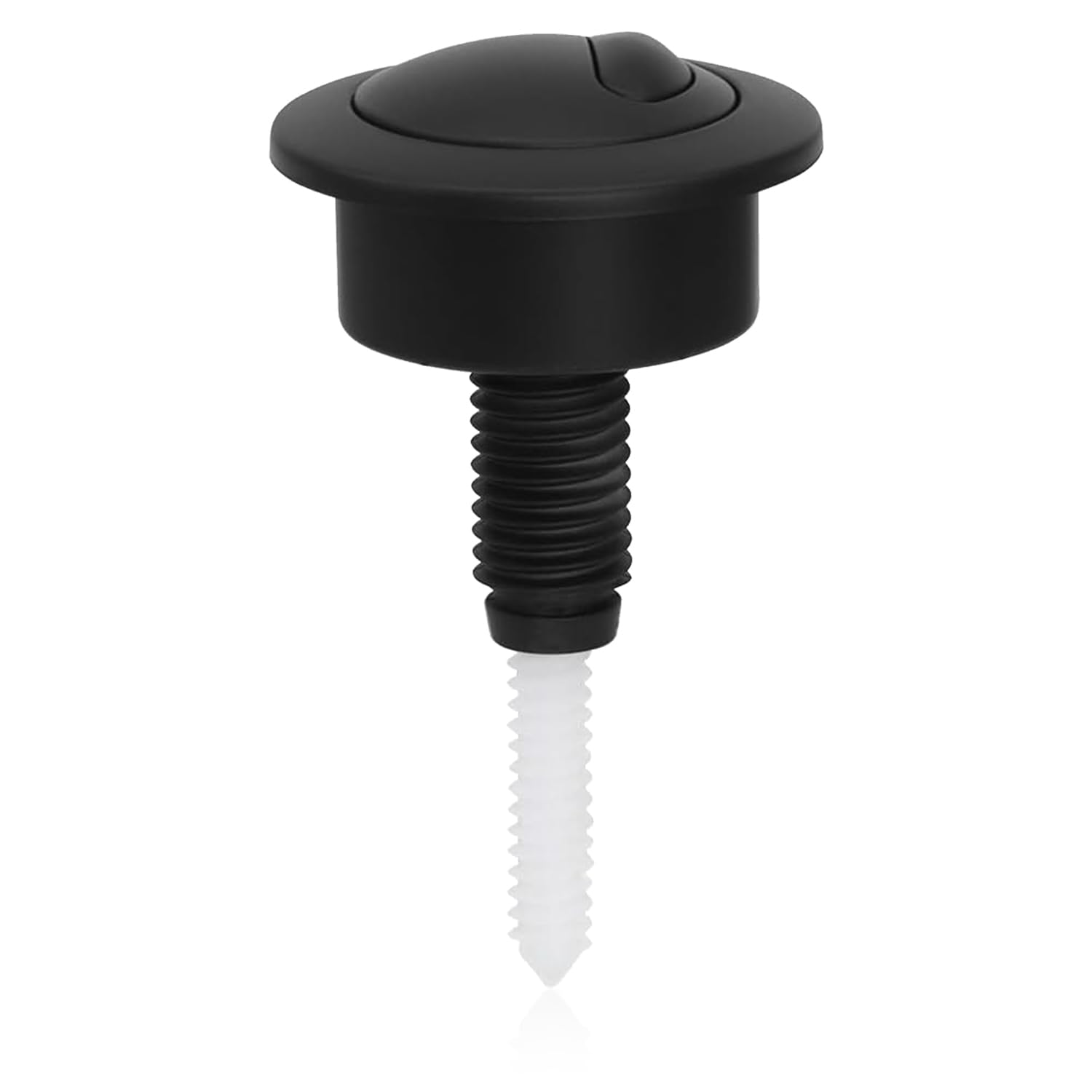 Dual Flush Toilet Push Button, Adjustable Toilet Flusher Button, Toilet Flush Button for Optima 49, 39-42mm (Black)