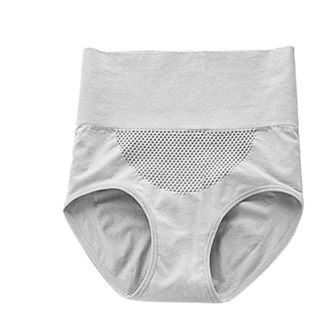 Women's High Waist Tummy Control Shapewear, Seamless Cotton Hipster Panty, Free Size, Pink, Grey (in, Alpha, M, Regular, 1, Grey)-picture-39