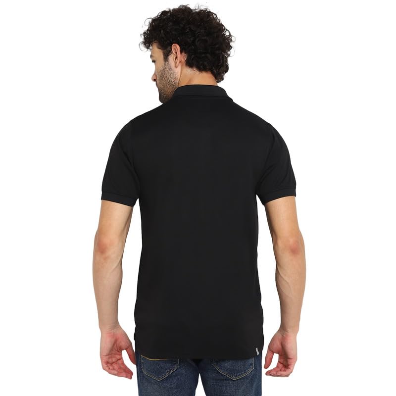 Image of Southern Alps Polo Collar T-Shirt with Moisture Wicking for Men