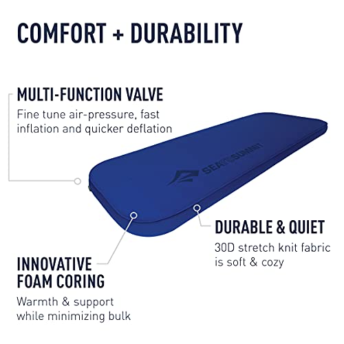 Image of Sea to Summit Comfort Deluxe Self-Inflating Foam Camping Mattress, Regular (72 x 25 x 4 inches) - 2021