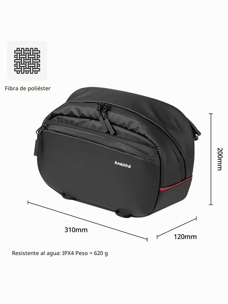 AMBITFUL Genie Magic Camera Sling Bag - Padded Shoulder Strap, Tripod Holder, Waterproof & Lightweight with 8 Compartments, DSLR/SLR/Mirrorless Bag for Photographers