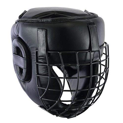 Casque escrima protection tête Playwell cuir léger taille L pour entraînement intensif
