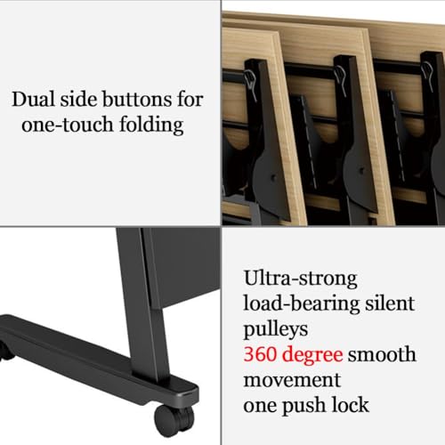 Table de conférence compacte pliable pour optimiser les petits bureaux - 6