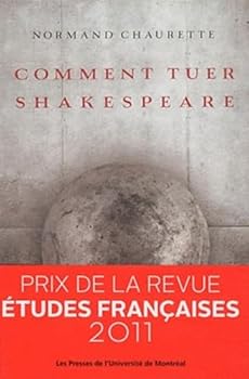Paperback Comment tuer Shakespeare [French] Book